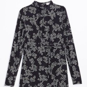 NWOT Loft Long Sleeve, Mock Neck Maternity Dress